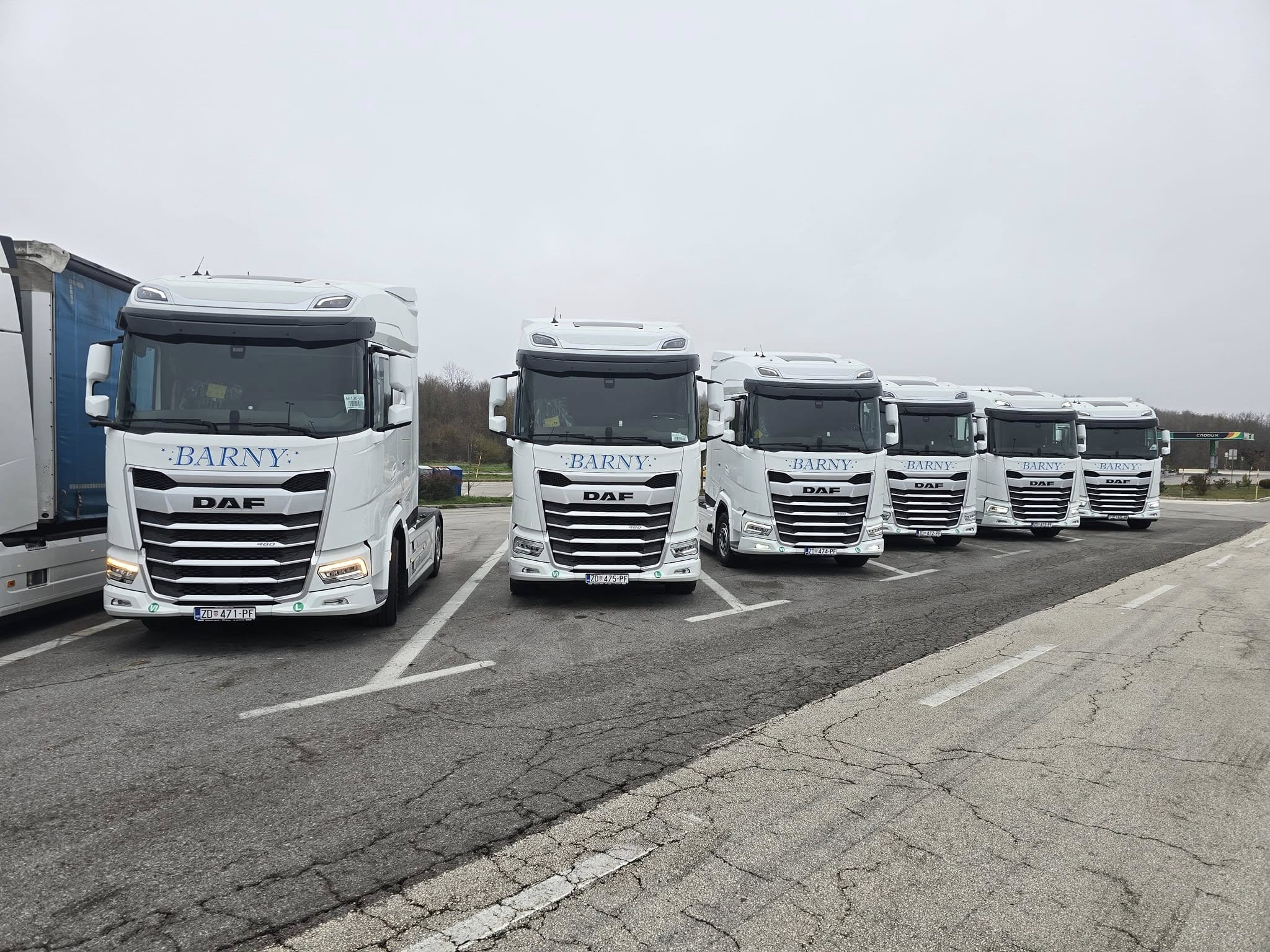 Barny kamion na europskim cestama